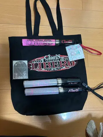 ClariS 응원봉 3개와 굿즈 세트