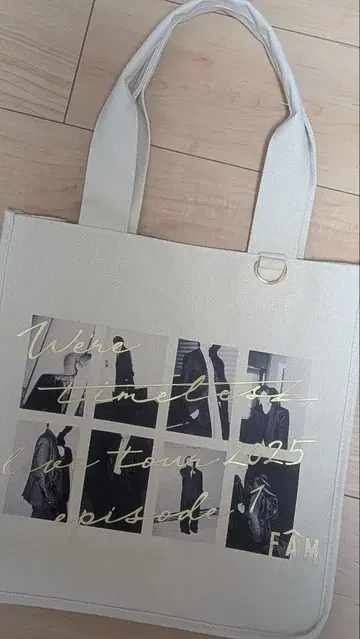 timelesz FAM 쇼핑백 투어 토트백 타임레스