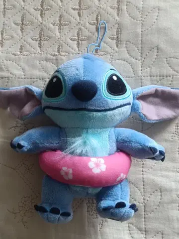 초레어! 디즈니 스티치 튜브 봉제 인형 하이비스커스