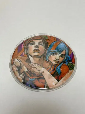 죠죠전 컬렉션 캔뱃지 동방정조 & 히로세 야스호