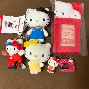 헬로키티 키링 6개 세트