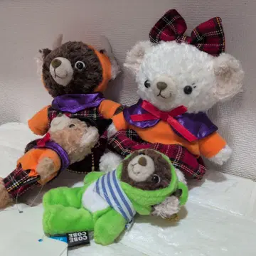 C.O.B.E. 곰 봉제 인형 4개 세트