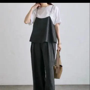 퓨어세신 파우더 트윌 뷔스티에 팬츠 세트