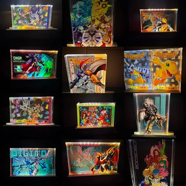 디지몬 아크릴 스탠드 판매 2+1