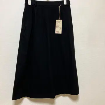 무인양품 양면 기모 오가닉 코튼 플레어 스커트