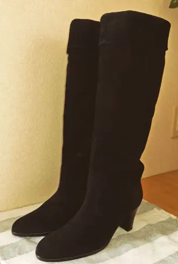 블랙스 스웨이드 롱 부츠 L 사이즈 새상품급