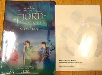 미개봉 Mrs. GREEN APPLE 팜플렛, 클리어 홀더 세트