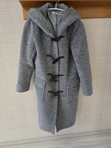 쓰리 dots 그레이 더플 코트 XS