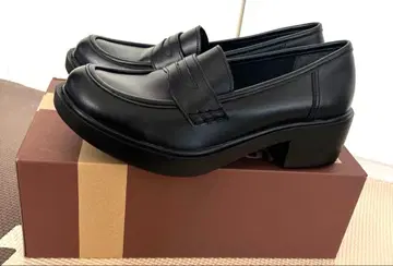 [ 24cm 3E ] 5cm 힐 코인 로퍼