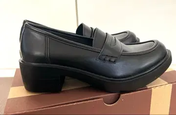 [ 24cm 3E ] 5cm 힐 코인 로퍼