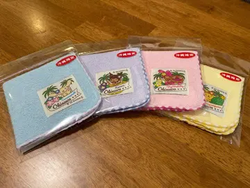 오키나와 한정판 타월 손수건 키티 쿠로미 폼폼푸딩 시나몬 산리오