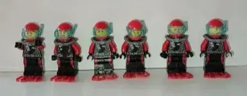 잠수부 미니 피규어 6개 세트