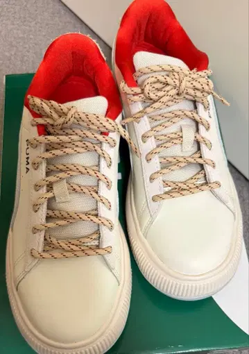 PUMA 스웨이드 마유 레트로 그레이 우먼 24.5 새상품급