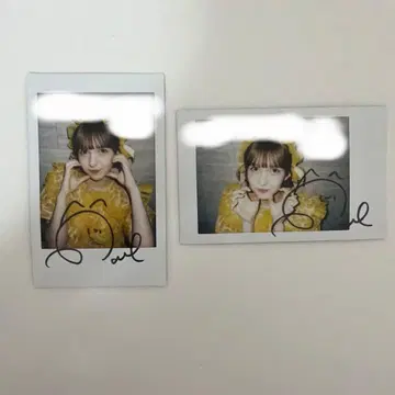 FRUITSZIPPER 하야세 노엘 친필 사인 폴라로이드