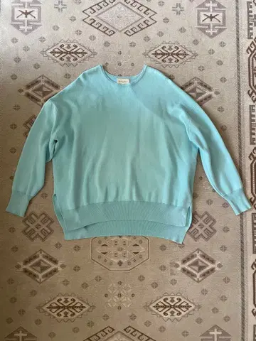 UNITED ARROWS 민트 그린 니트 스웨터