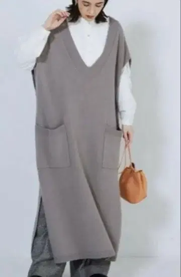 MOGA 모가 캐시미어 실크 울 롱 원피스