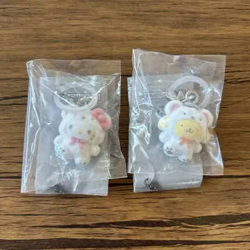 산리오 포근포근 스노우 표시 액세서리 키티 폼폼푸딩