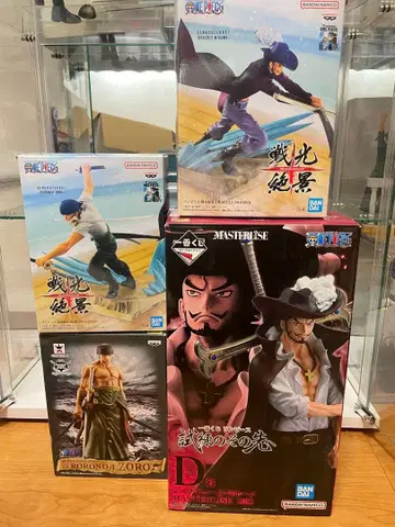 제일복권 원피스 시련의 그 너머 미호크 피규어 조로