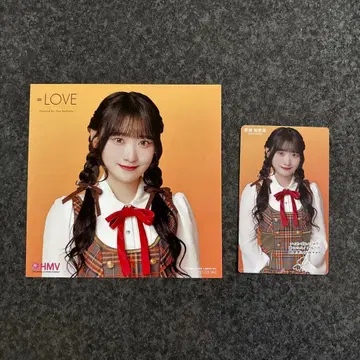 사이토 키아라 2장 세트 hmv 솔로 자켓 & 시부야 스탬프 랠리 특전