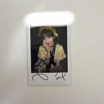 FRUITSZIPPER 하야세 노엘 친필 사인 폴라로이드 2