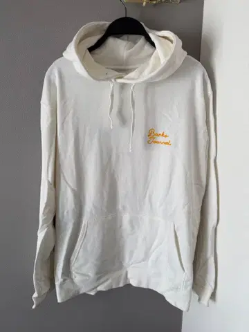 BANKS JOURNAL 화이트 후드티 L