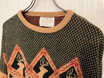 미국제 자카드 니트