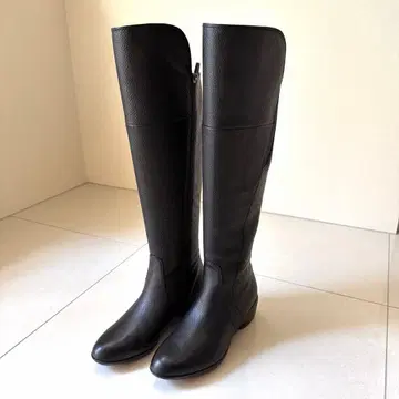 [ 미사용 새상품 ] fitfit 핏핏 천연 가죽 롱 부츠 24.5cm