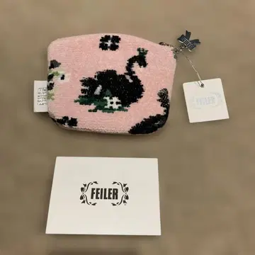 FEILER 꽃무늬 파우치 핑크