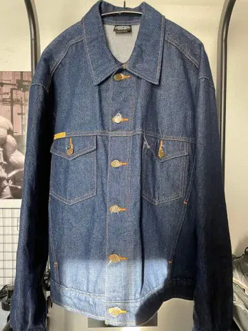 새상품급 프리즌 블루스 M 데님 자켓