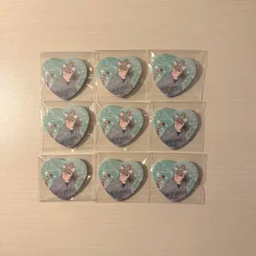 닌타마 란타로 나카자이케 초지 난자타운 하트 캔뱃지