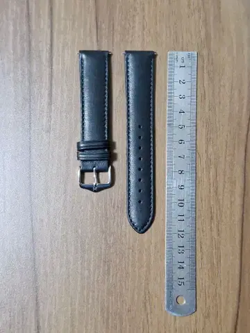 미사용 새상품 Hirsch 시계 벨트 19mm 블랙