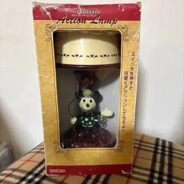 레어! 미사용품 토이 박스 디즈니 미키 클래식 액션 램프