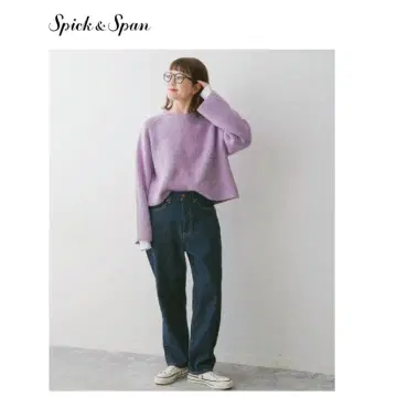 Spick and Span 벌키얀 골지 백산 니트
