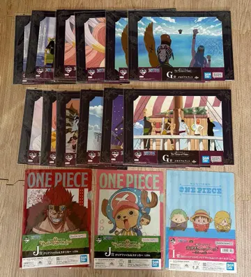 제일복권 ONE PIECE 원피스 메모리얼 아트 클리어 파일