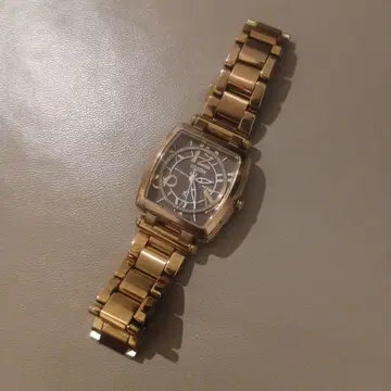 정크제품 Citizen XC 브라운 골드 손목시계