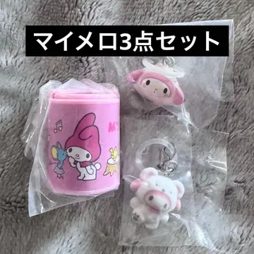 산리오 포근포근 스노우 코인 실린더 3종 세트