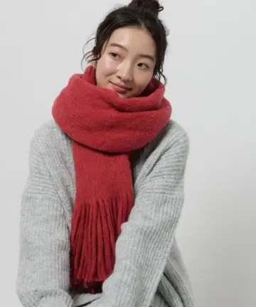 니코앤드.. 빨간색 프린지 머플러