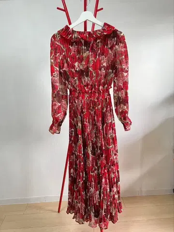 CORCOVADO / Polyester Ciffon 플리츠 드레스 38