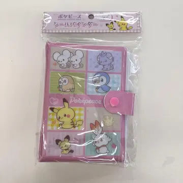 포켓피스 씰 바인더 포켓몬 씰북 피카츄 팽도리