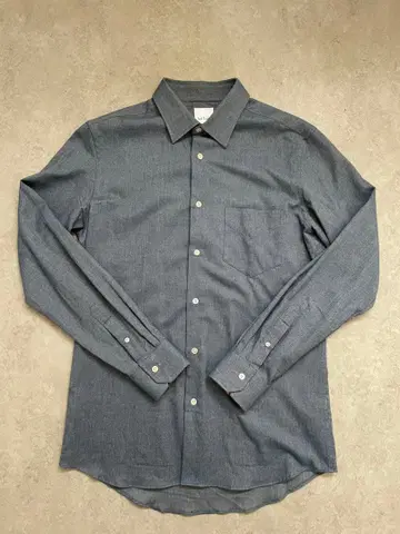 [ 컨디션 최상 ] Paul Smith 긴팔 셔츠 블루 그레이 L 사이즈