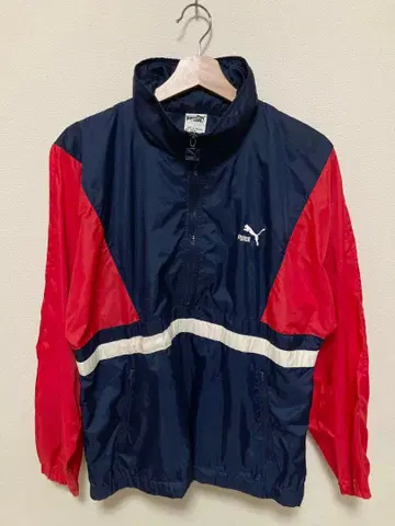 푸마 나일론 자켓 S 하프 지퍼