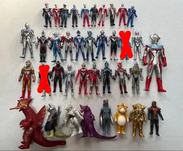 울트라맨 울트라 괴수 소프트 비닐 피규어 묶음 판매 36개