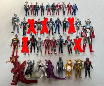 울트라맨 울트라 괴수 소프트 비닐 피규어 묶음 판매 33개