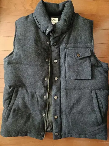 백넘버 L 사이즈 다운 베스트 네이비