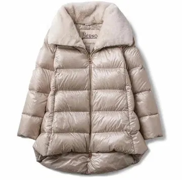 헬노 HERNO 다운 나일론 퍼 칼라 다운 자켓/코트