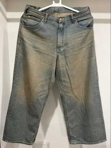 BEAMS Lee 배기 데님 W34