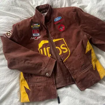 Chase Authentics UPS NASCAR 자켓 XL