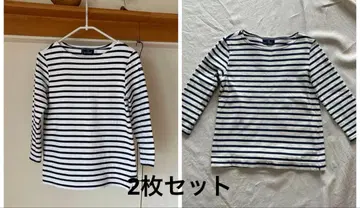 르 마이너 2장 세트 보더 바스크 셔츠