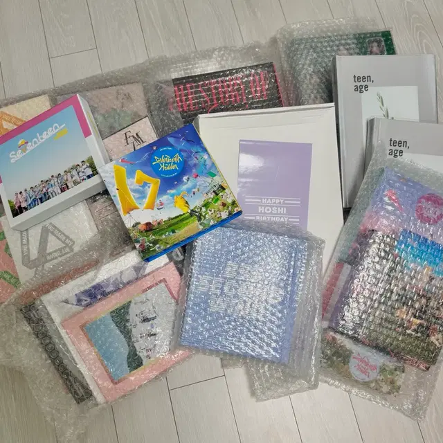 세븐틴 굿즈 탈덕 처분합니다!! 포카 앨범 비공굿 뉴뉴럿봉