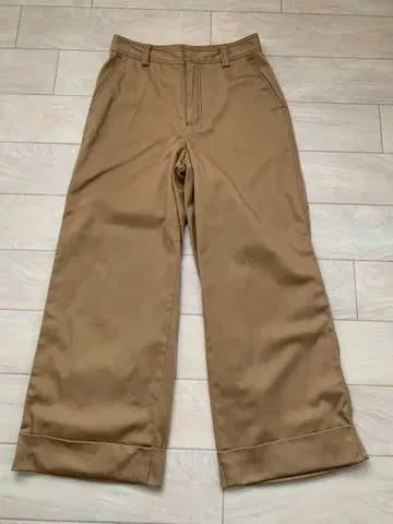 MilaOwen 와이드 팬츠 카멜 1